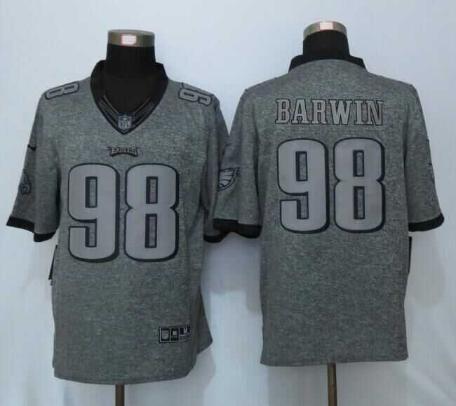 Nike Limited Philadelphia Eagles #98 Barwin Gray Men's Stitched Gridiron Gray Jersey,We sell and wholesale Nike Limited Philadelphia Eagles #98 Barwin Gray Men's Stitched Gridiron Gray Jersey on line form chian!
